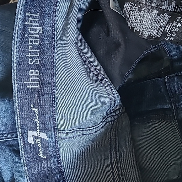 7 for all mankind The Straight Squiggle jeans Size 30 - Picture 10 of 10